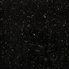 Explore Black Galaxy granite countertops at Synergy Cabinets, featuring a stunning dark base with shimmering gold and silver flecks.