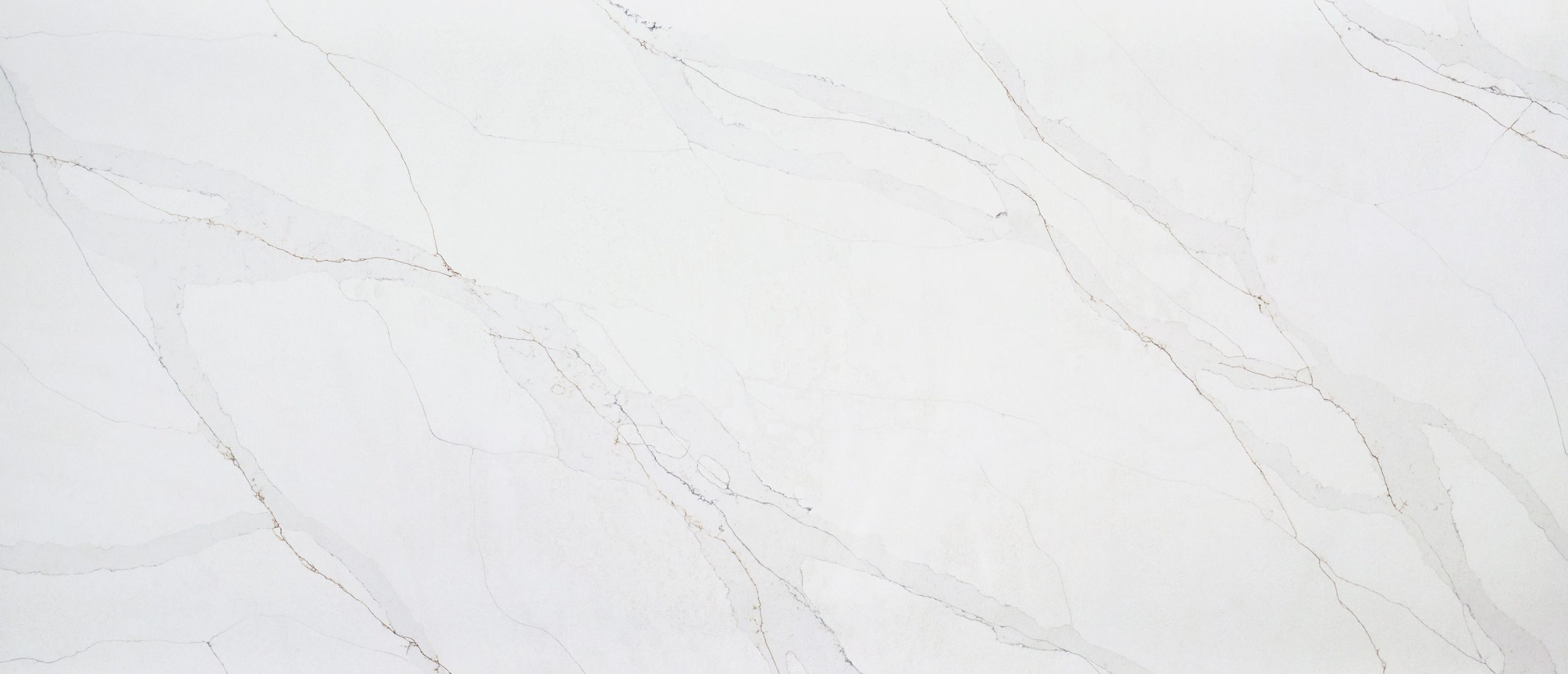 MSI Quartz Countertops Calacatta Abezzo slab at Synergy Cabinets in Annandale, VA