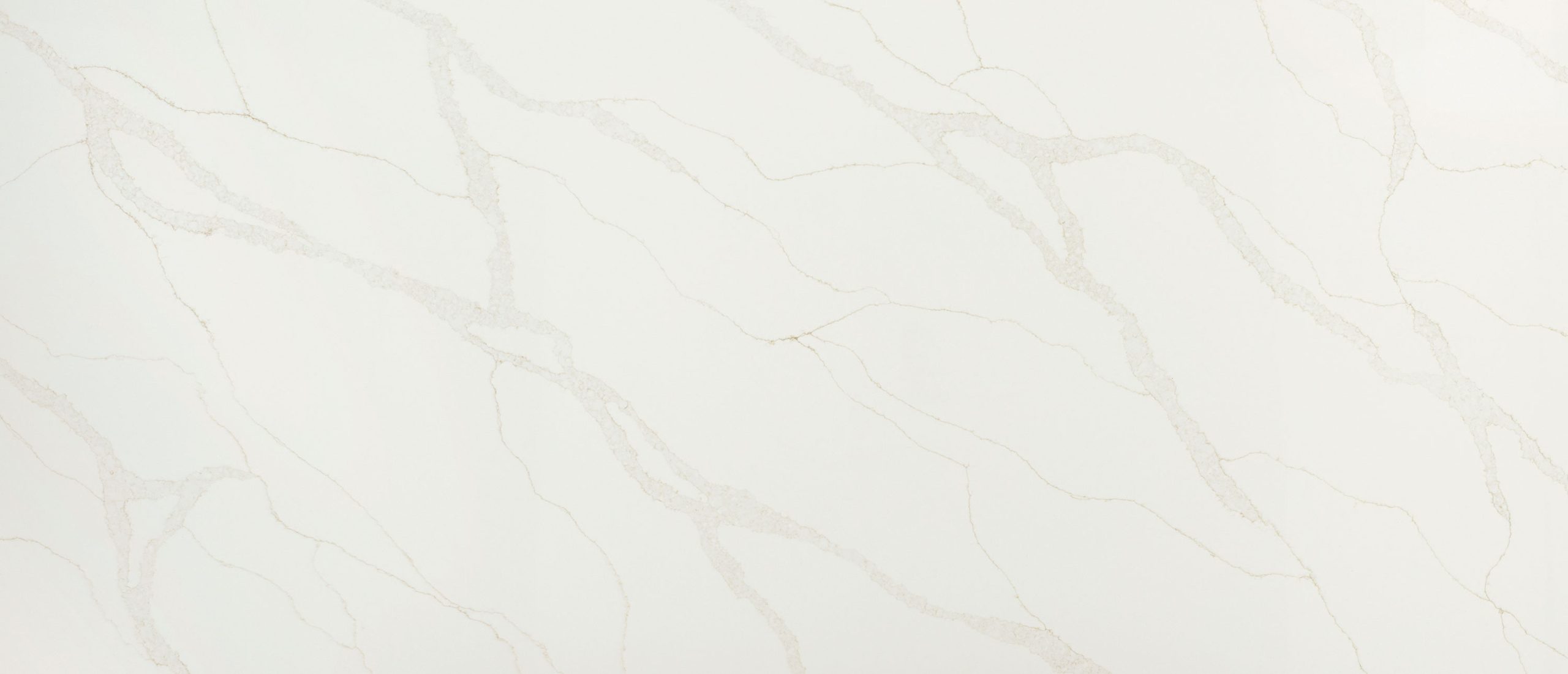 MSI Quartz Countertops Calacatta Elysio slab at Synergy Cabinets in Annandale, VA