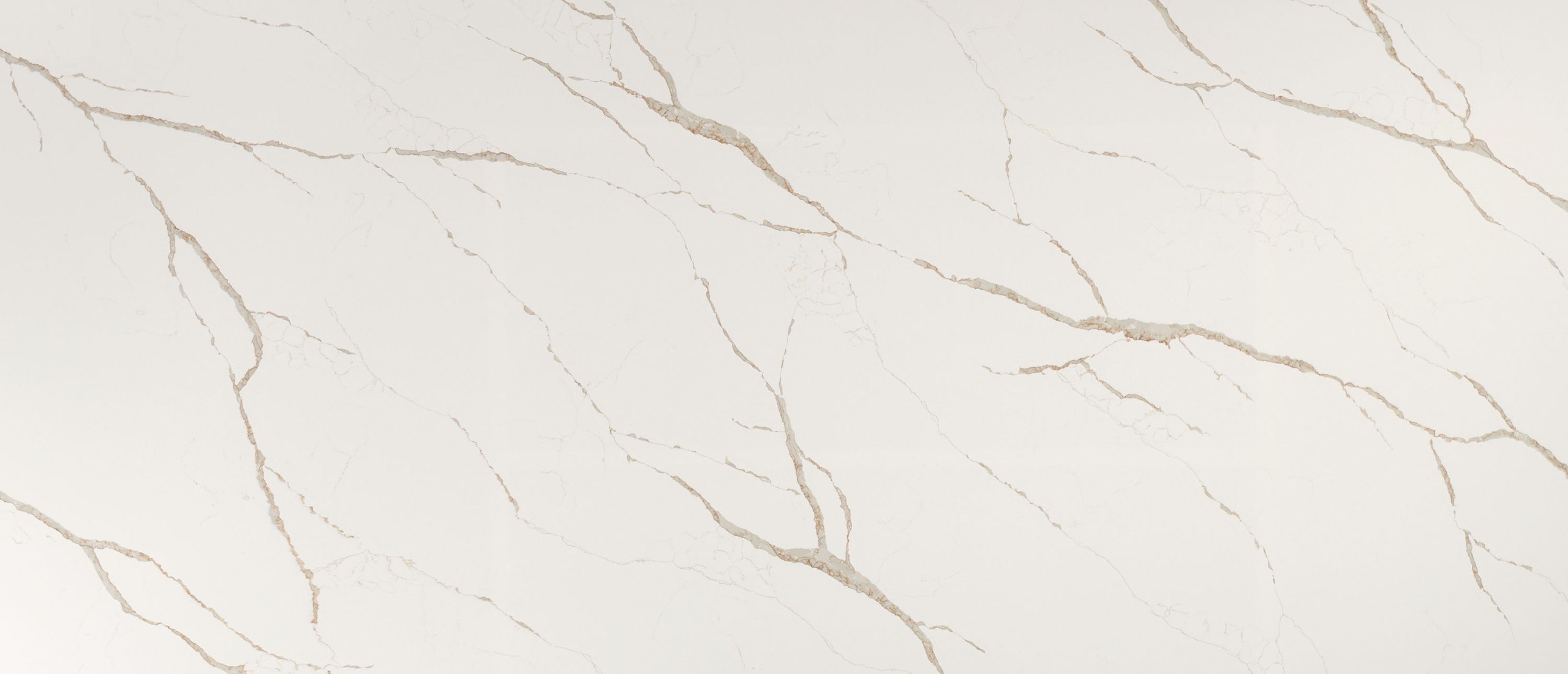 MSI Quartz Countertops Calacatta Laza Oro slab at Synergy Cabinets in Annandale, VA