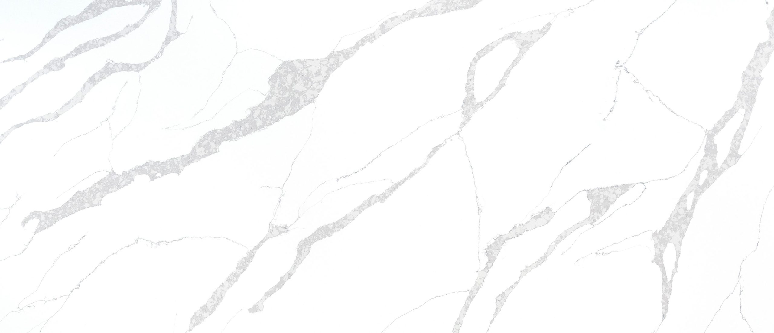 MSI Quartz Countertops Calacatta Leon slab at Synergy Cabinets in Annandale, VA