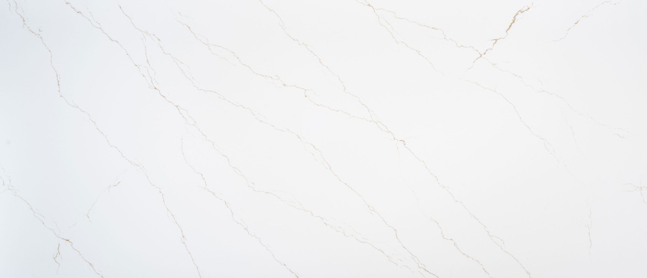 MSI Quartz Countertops Calacatta Miraggio Gold slab at Synergy Cabinets in Annandale, VA