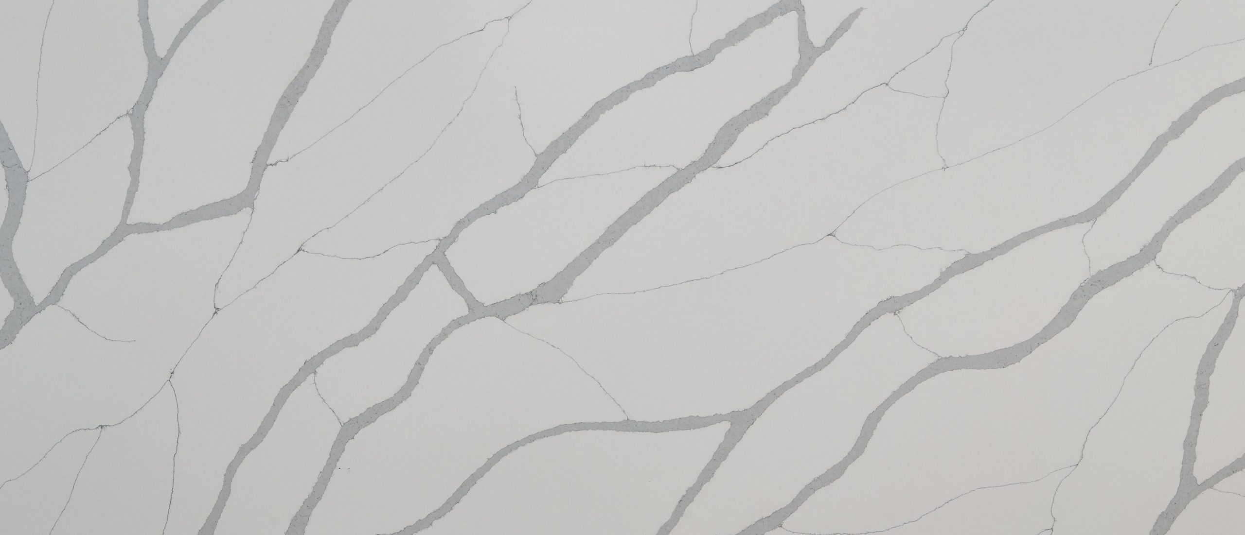 MSI Quartz Countertops Calacatta Sierra slab at Synergy Cabinets in Annandale, VA