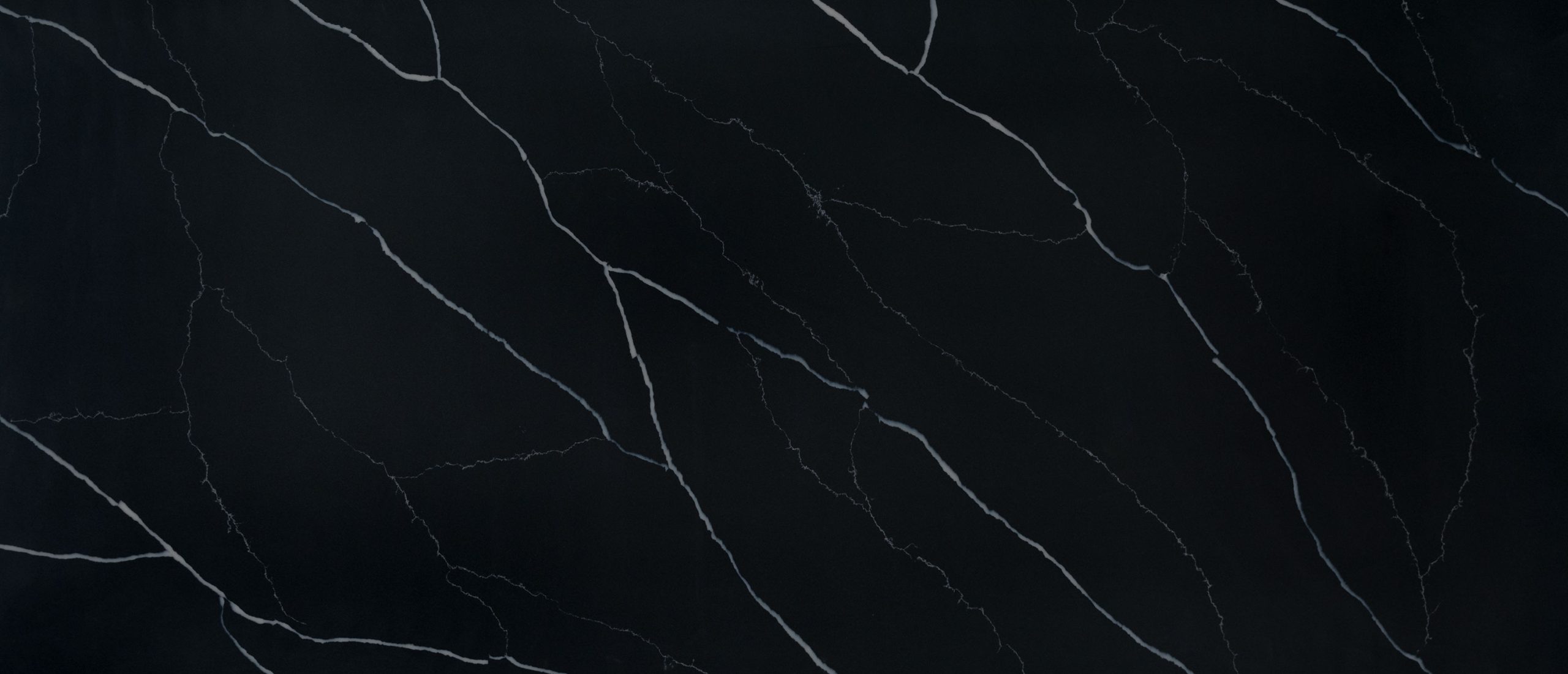 MSI Quartz Countertops Marquina Midnight slab at Synergy Cabinets in Annandale, VA